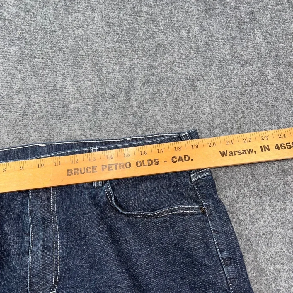 40 Grit Duluth Trading Carpenter Jeans Mens 40x30 Slim Fit Utility Blue Workwear